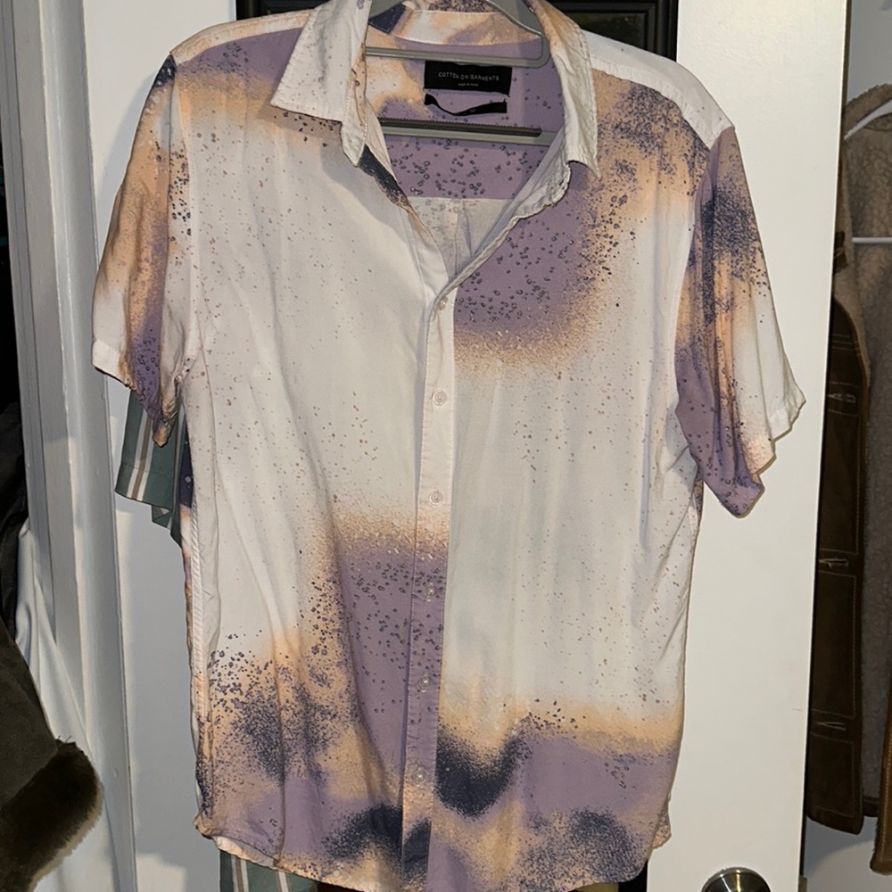 Cotton On multi-colored button down